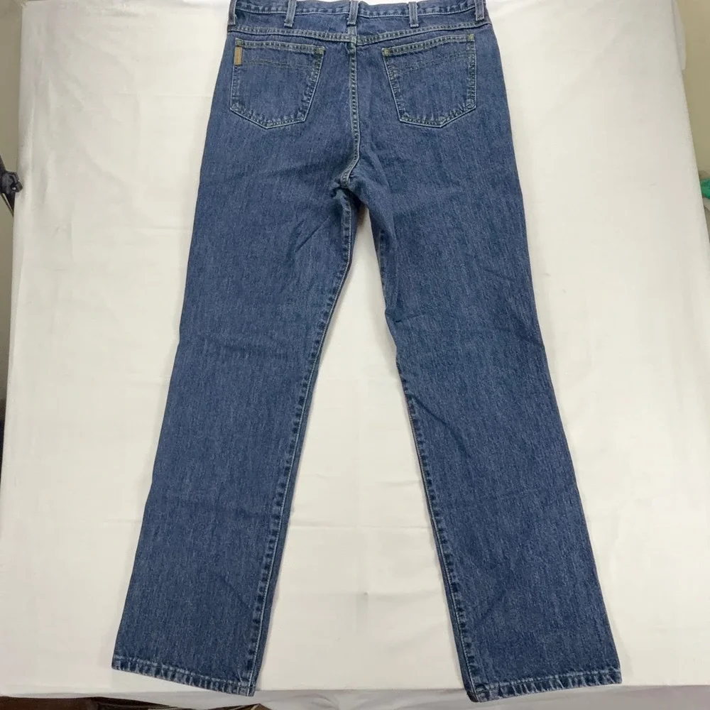 Cinch Mens Straight Leg Jeans 38x36 Dark Wash‎ Cotton Denim Workwear